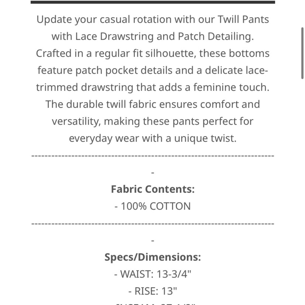 POL Blue Patchwork Wide-Leg Pants - image 4